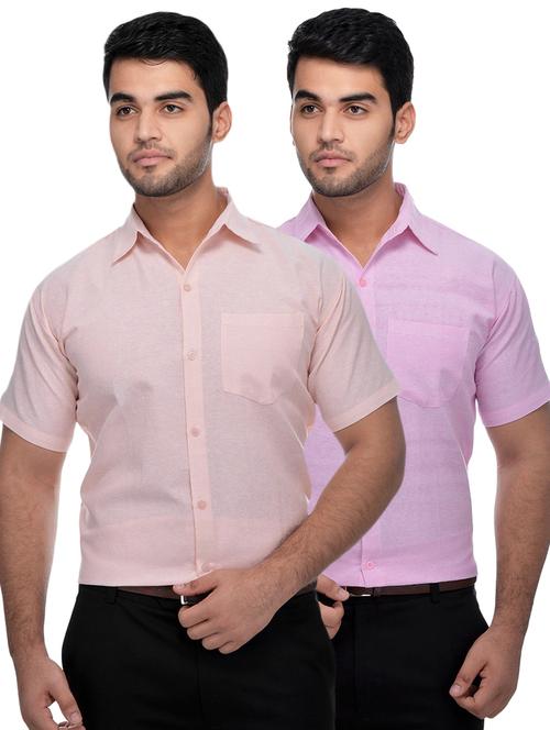 mens solids formal shirt - 18423236 - Very Small Image - 1