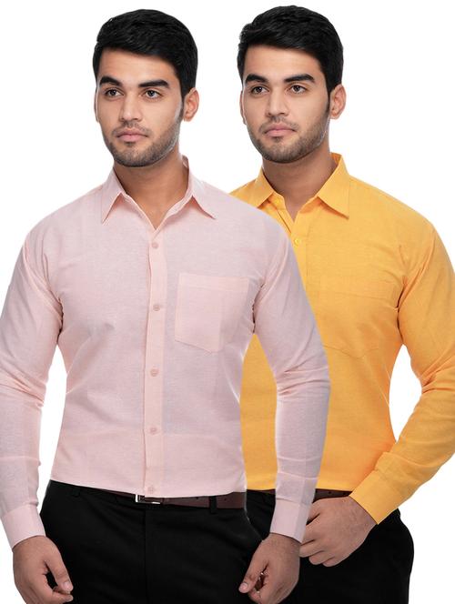 mens solids formal shirt - 18423263 - Very Small Image - 1