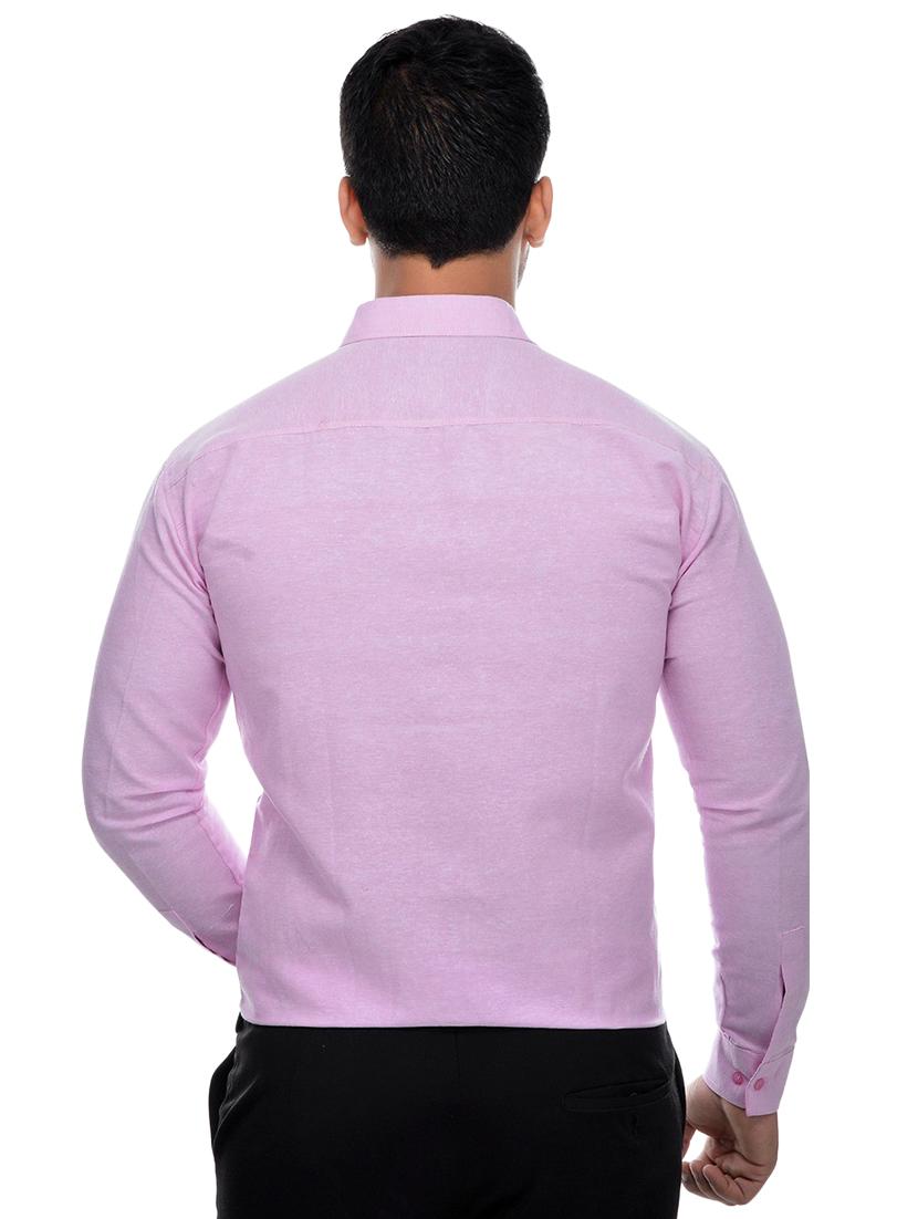 mens solids formal shirt - 18423286 - Standard Image - 3