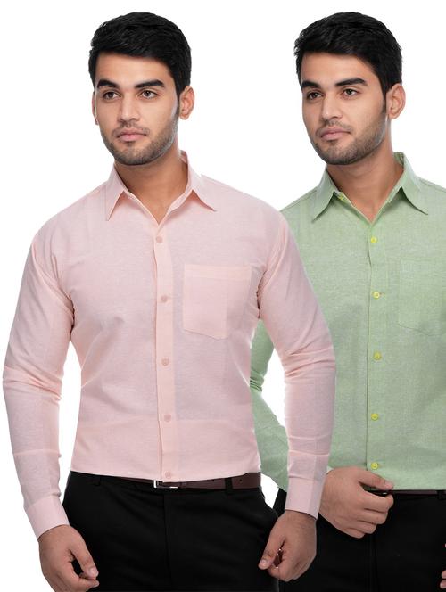 mens solids formal shirt - 18423379 - Very Small Image - 1