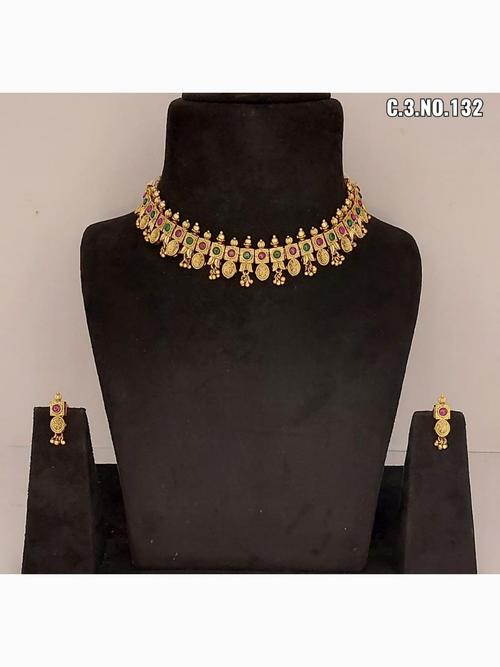 party wear necklace set  - 18424034 - Very Small Image - 1