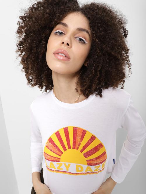 long sleeved printed regular tee - 18425272 - Very Small Image - 1