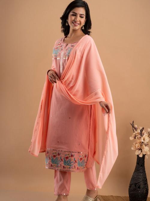 designer suit set with dupatta  - 18425812 - Very Small Image - 1