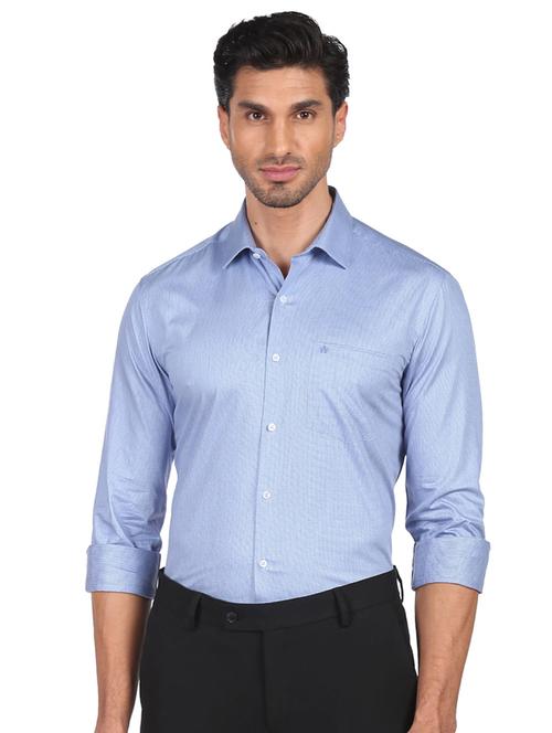 blue checkered formal shirt - 18426484 - Very Small Image - 1