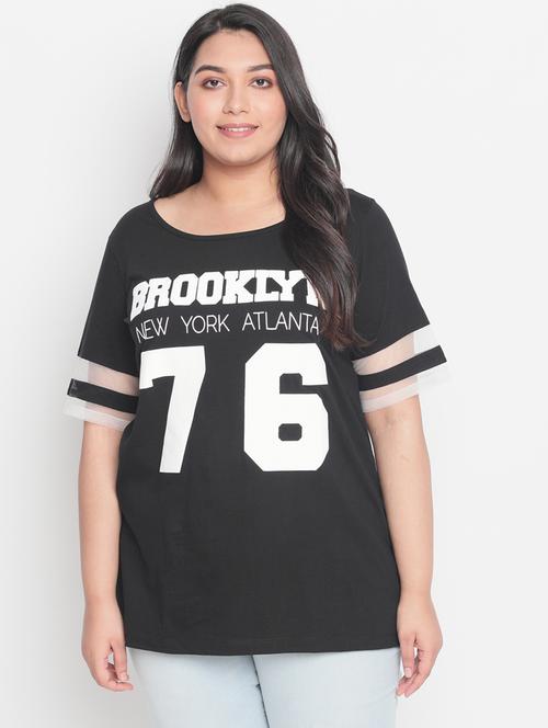 round neck graphic tee - 18426877 - Very Small Image - 1