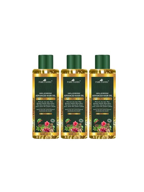 park daniel ayurvedic advance hair oil- 3 bottles 100 ml(300 ml) - 18428157 - Very Small Image - 1