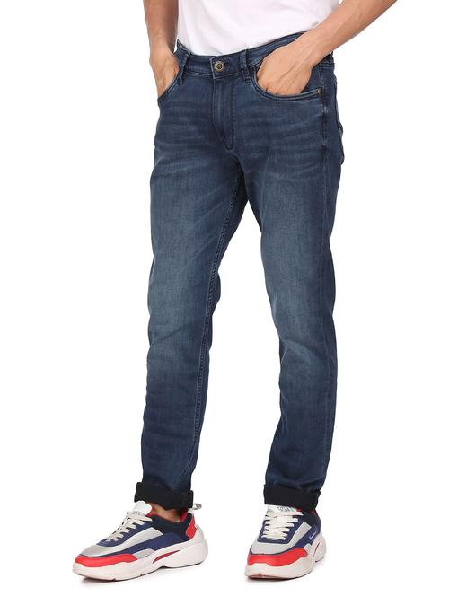 blue light washed denim jean - 18428894 - Very Small Image - 1