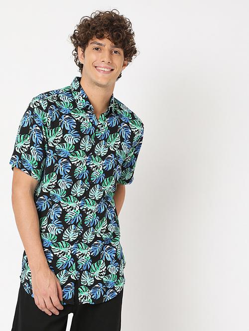 black printed casual shirt - 18429583 - Very Small Image - 1