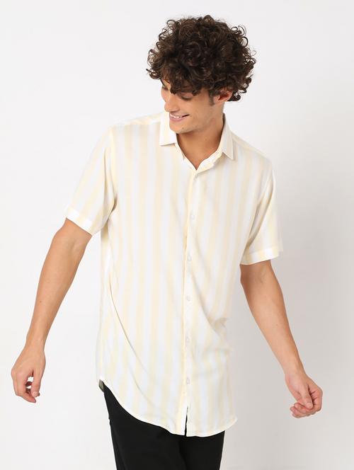 white striped casual shirt - 18429613 - Very Small Image - 1