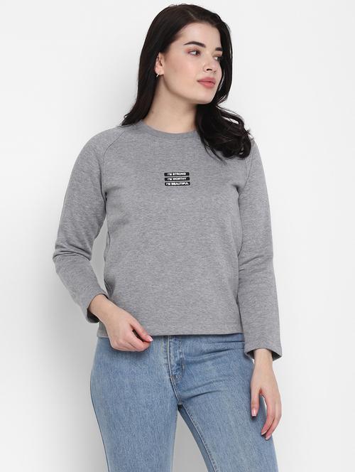 crew neck graphic sweatshirt - 18429663 - Very Small Image - 1