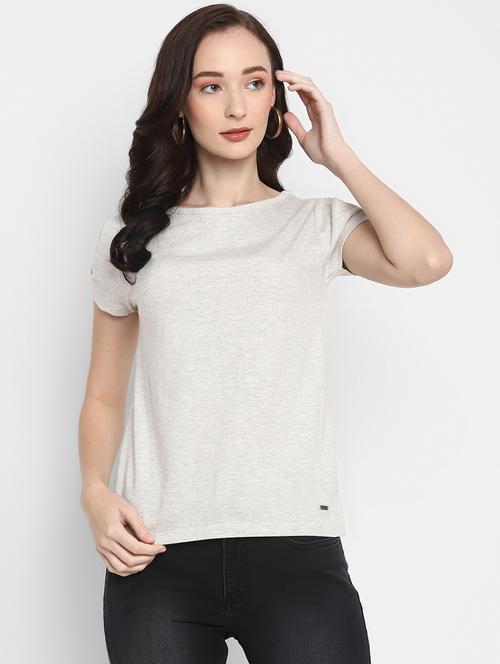 round neck solid regular tee - 18429671 - Very Small Image - 1
