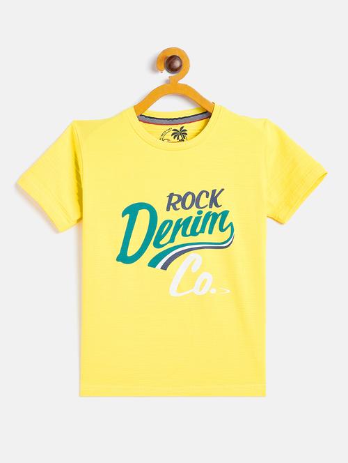 yellow graphic  t-shirt - 18429916 - Very Small Image - 1