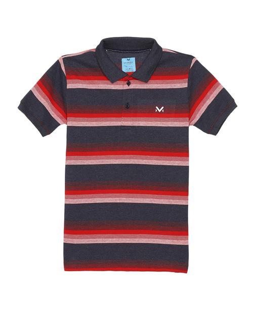 polo neck striped  t-shirt - 18430095 - Very Small Image - 1