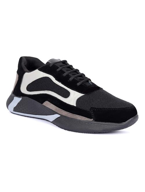 black  lace up sport shoe - 18430312 - Very Small Image - 1