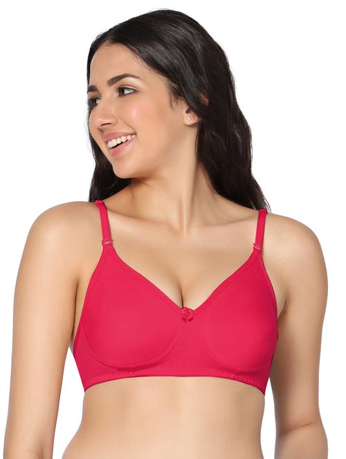 pink lightly padded t-shirt bra - 18430544 - Very Small Image - 1