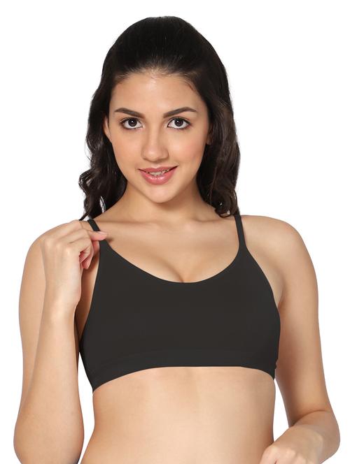 black non padded sports bra - 18430574 - Very Small Image - 1