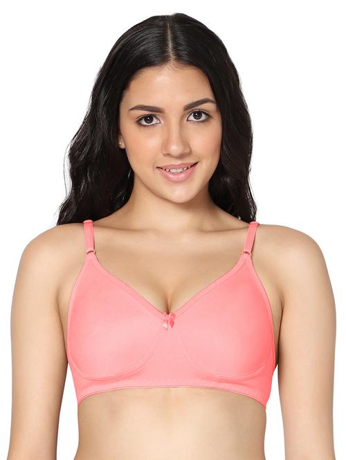 pink solid t-shirt bra - 18430611 - Very Small Image - 1