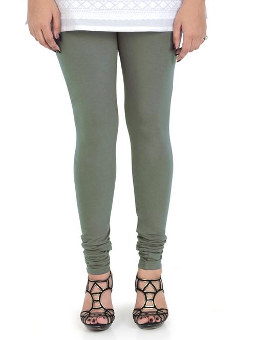 grey solid churidar - 18431809 - Very Small Image - 1