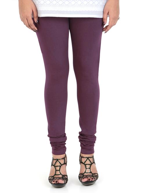 purple solid churidar - 18431814 - Very Small Image - 1