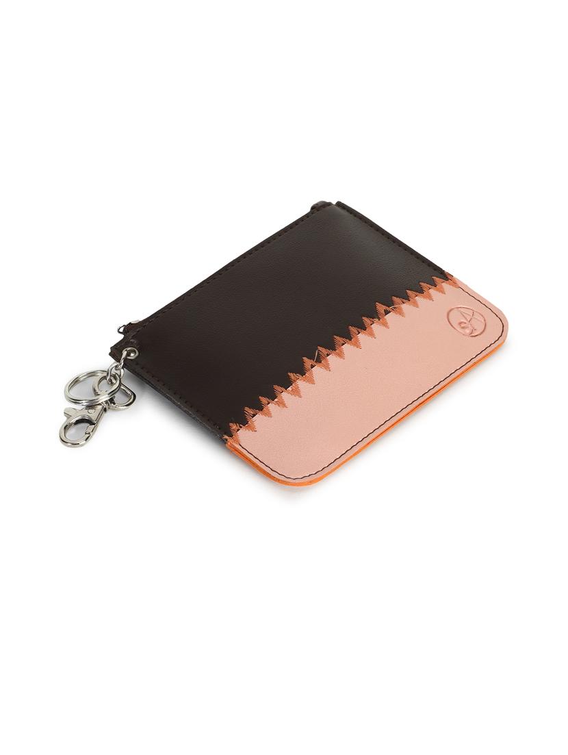 brown color block regular pouch - 18434365 - Zoom Image - 6