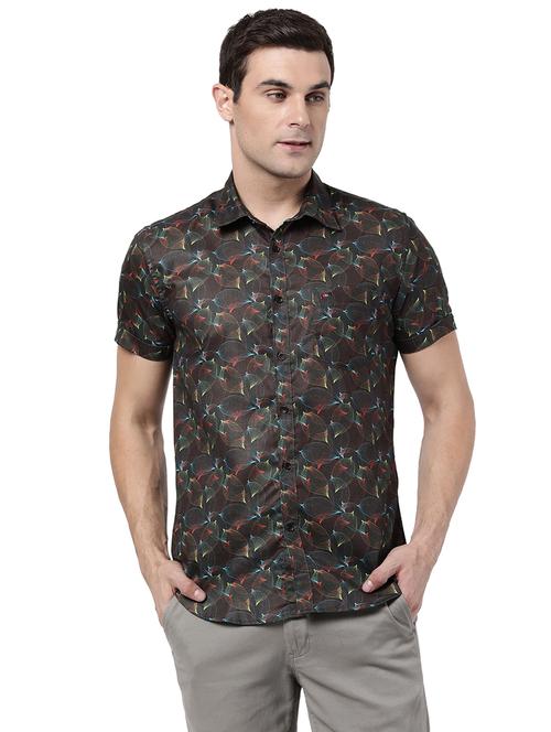 mens printed casual shirt - 18435039 - Very Small Image - 1