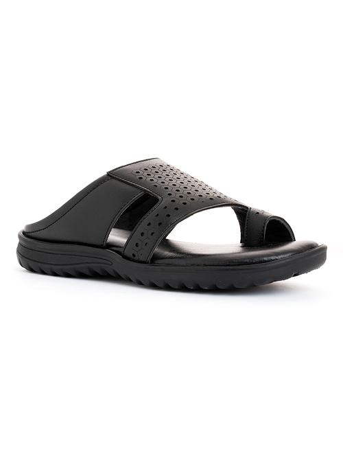 men black slip on sandal - 18435283 - Very Small Image - 1