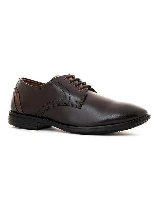men brown lace-up derby - 18435320 - Very Small Image - 1