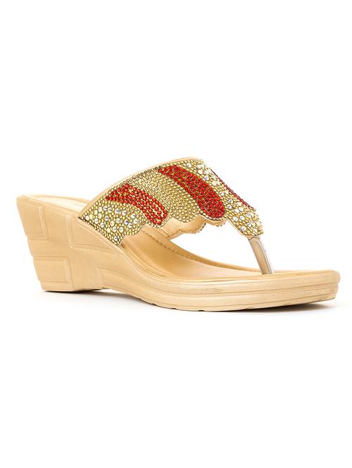 women gold toe separator sandal - 18436583 - Very Small Image - 1