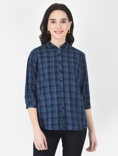 three-quarter sleeved printed regular shirt - 18436625 - Very Small Image - 1