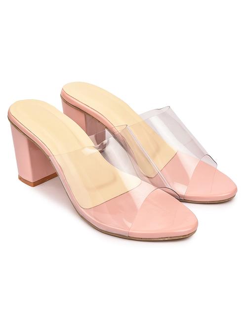 women pink slip on sandal - 18436892 - Very Small Image - 1