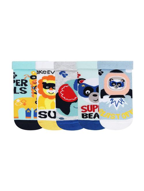 pack of 5 printed above ankle length sock - 18438311 - Very Small Image - 1