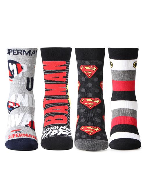 pack of 4 printed above ankle length socks - 18438338 - Very Small Image - 1