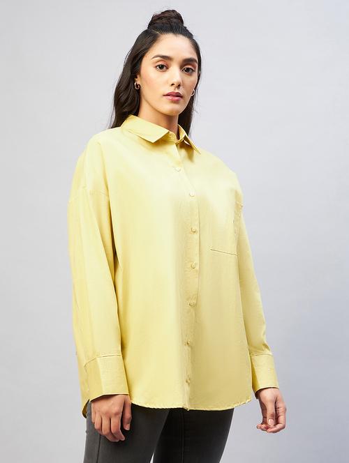 long sleeved solid regular shirt - 18440104 - Very Small Image - 1