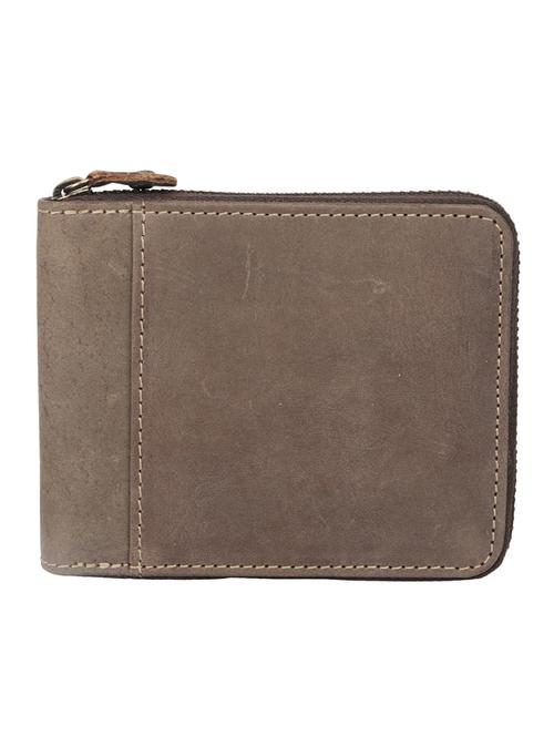 brown genuine leather wallet - 18440154 - Very Small Image - 1