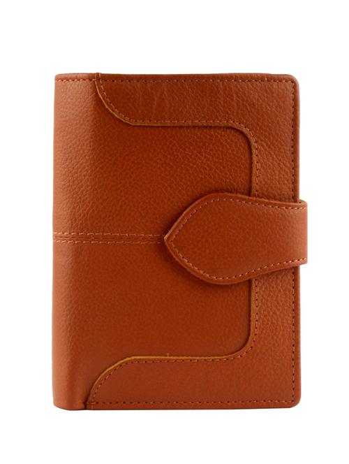 brown genuine leather wallet - 18440159 - Very Small Image - 1