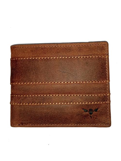 brown genuine leather wallet - 18440167 - Very Small Image - 1