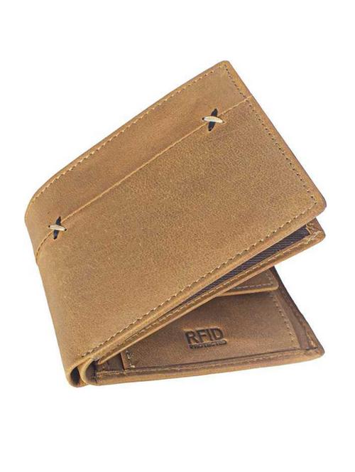 brown genuine leather wallet - 18440181 - Very Small Image - 1