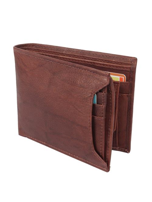brown genuine leather wallet - 18440195 - Very Small Image - 1
