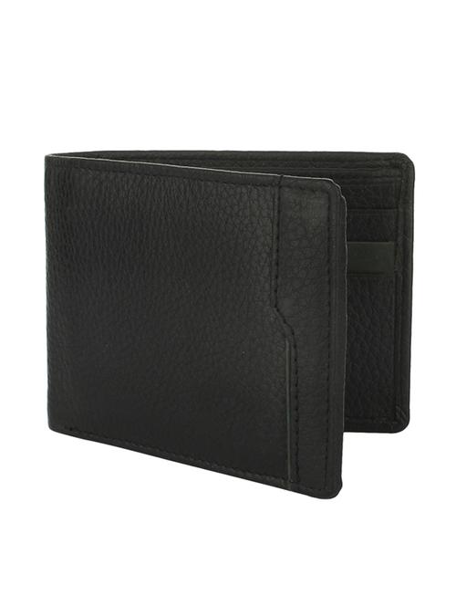 black genuine leather wallet - 18440204 - Very Small Image - 1