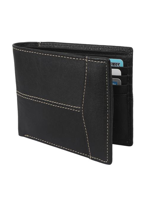 black genuine leather wallet - 18440242 - Very Small Image - 1