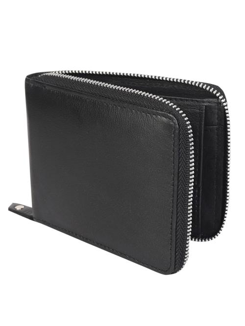 Black Genuine Leather Wallet - 18440251 - Very Small Image - 1