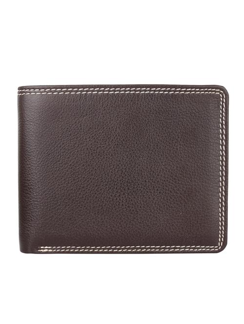 brown genuine leather wallet - 18440267 - Very Small Image - 1