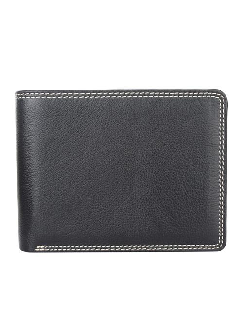 black genuine leather wallet - 18440268 - Very Small Image - 1
