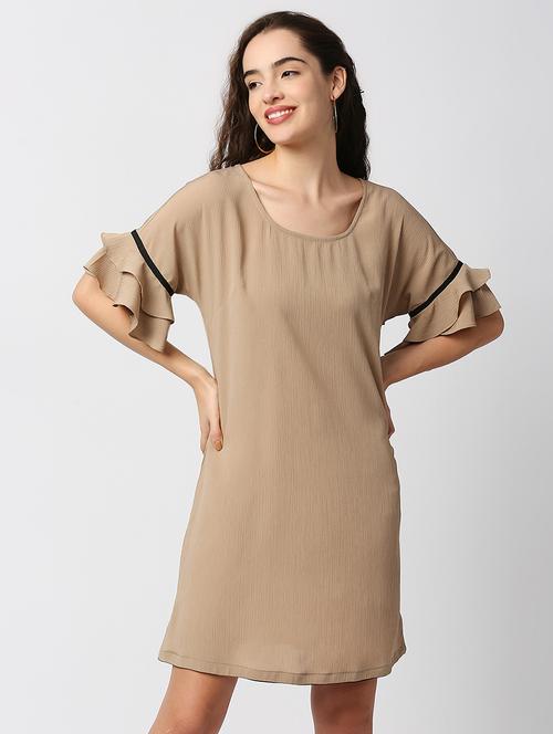 women's  solid dress - 18441788 - Very Small Image - 1