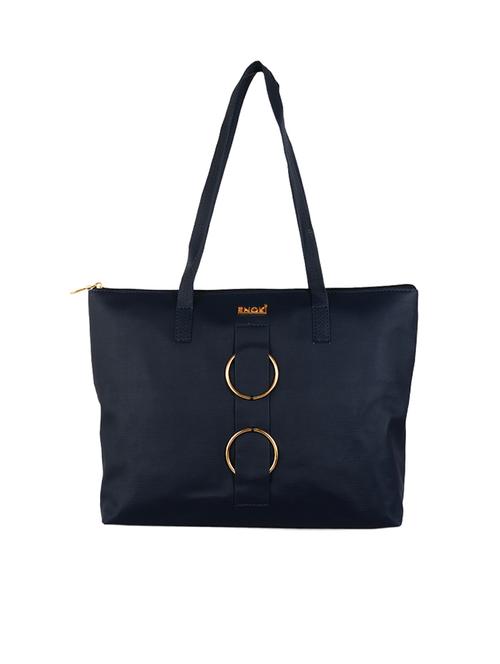 navy blue solid regular handbag - 18443339 - Very Small Image - 1