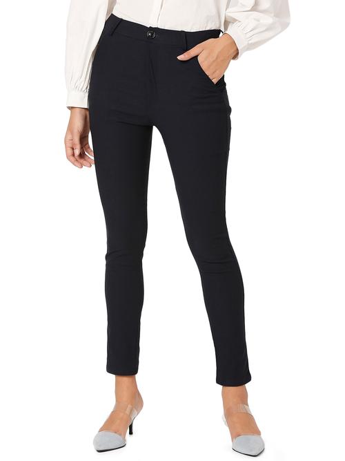 low rise flat front trousers trouser - 18444139 - Very Small Image - 1