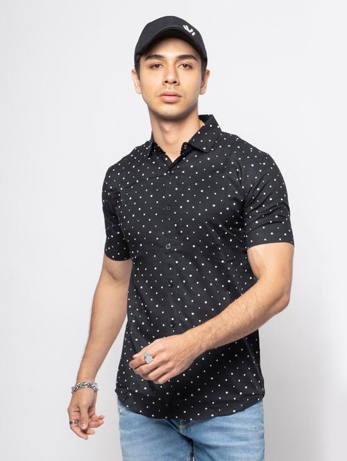 black printed casual shirt - 18444645 - Very Small Image - 1