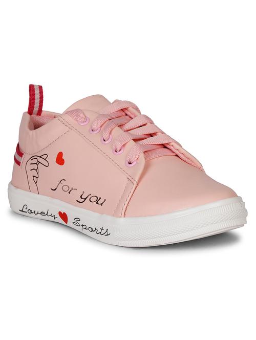 women pink lace up sneaker - 18445116 - Very Small Image - 1