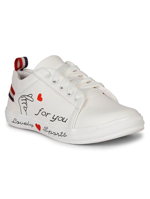 women white lace-up sneaker - 18445117 - Very Small Image - 1