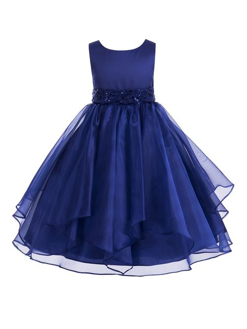 girls round neck sleeveless frock - 18445729 - Very Small Image - 1